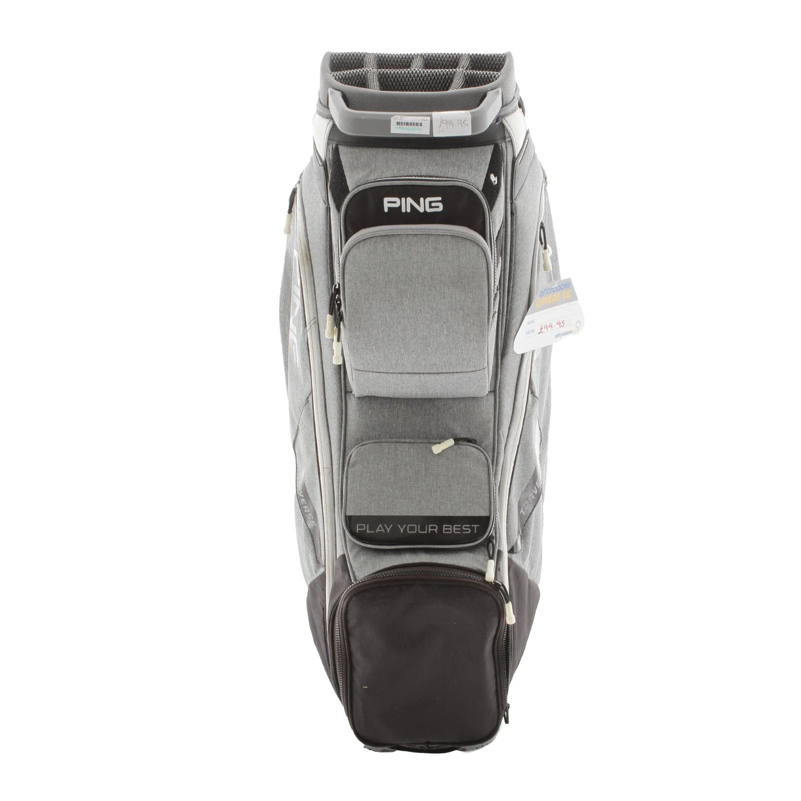 Ping Treverse Cart Bag - Silver/Black - Image 4