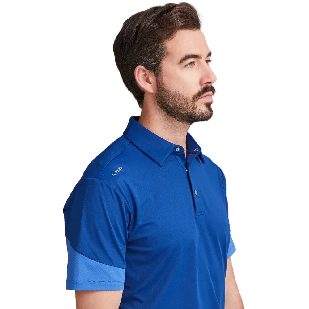 Ping Ty Polo Shirt - Inky/Bright Cobalt - Image 3