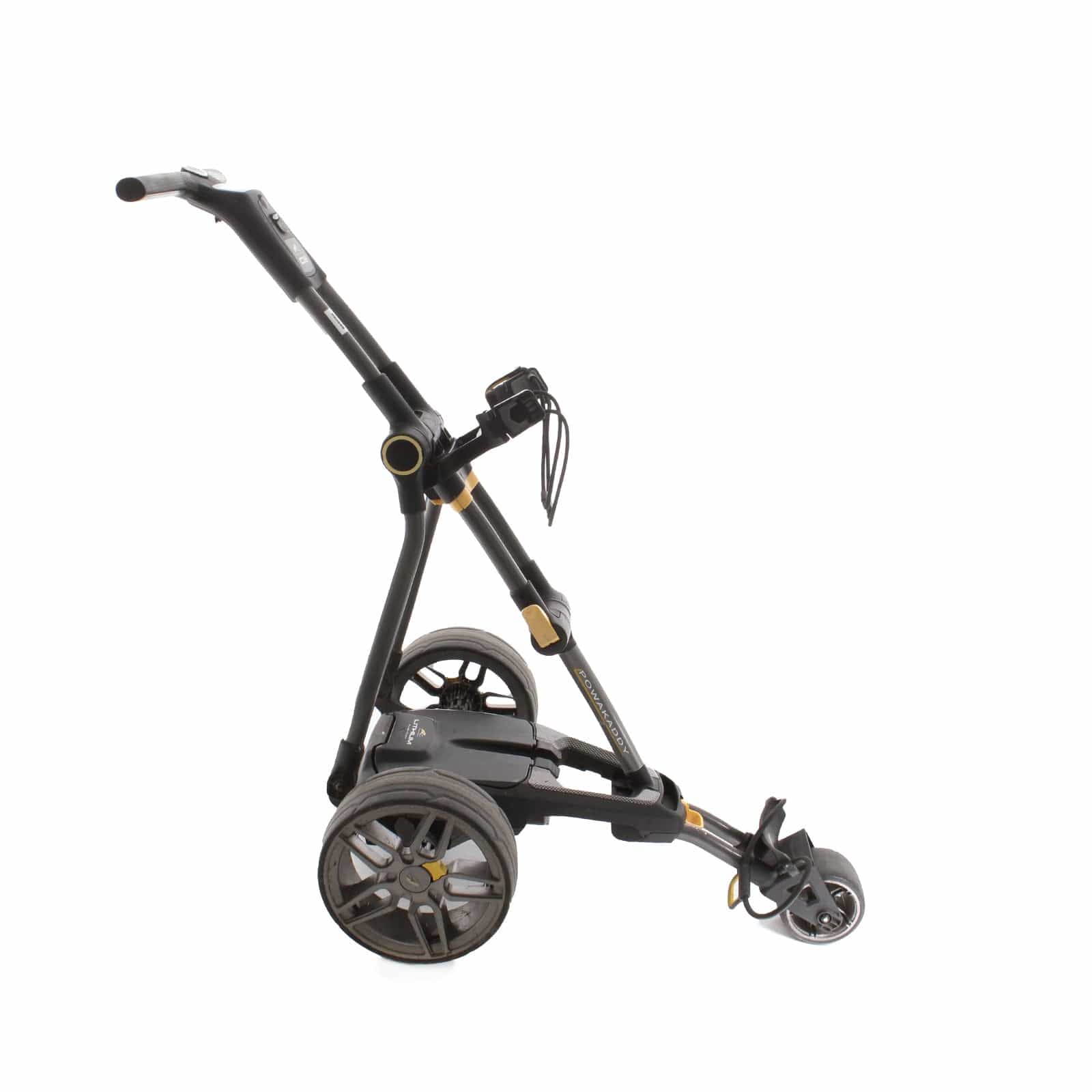 PowaKaddy C2 3-Wheel Electric Trolley 18 Hole Lithium - Black - Image 3