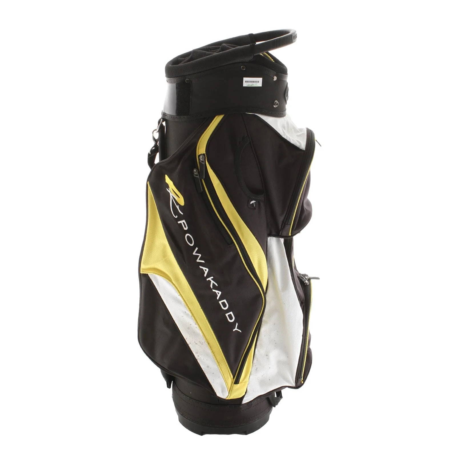 PowaKaddy Cart Bag - Black/White/Yellow - Image 3