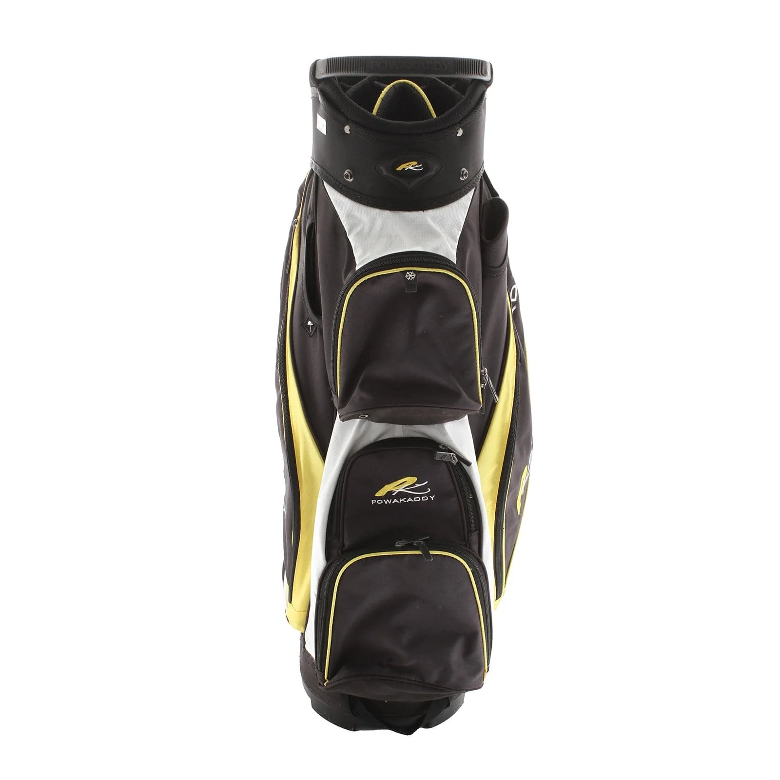PowaKaddy Cart Bag - Black/White/Yellow - Image 4