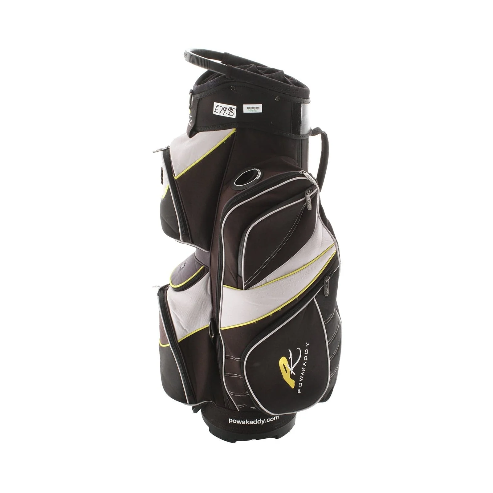 PowaKaddy Cart Bag - Black/White/Yellow