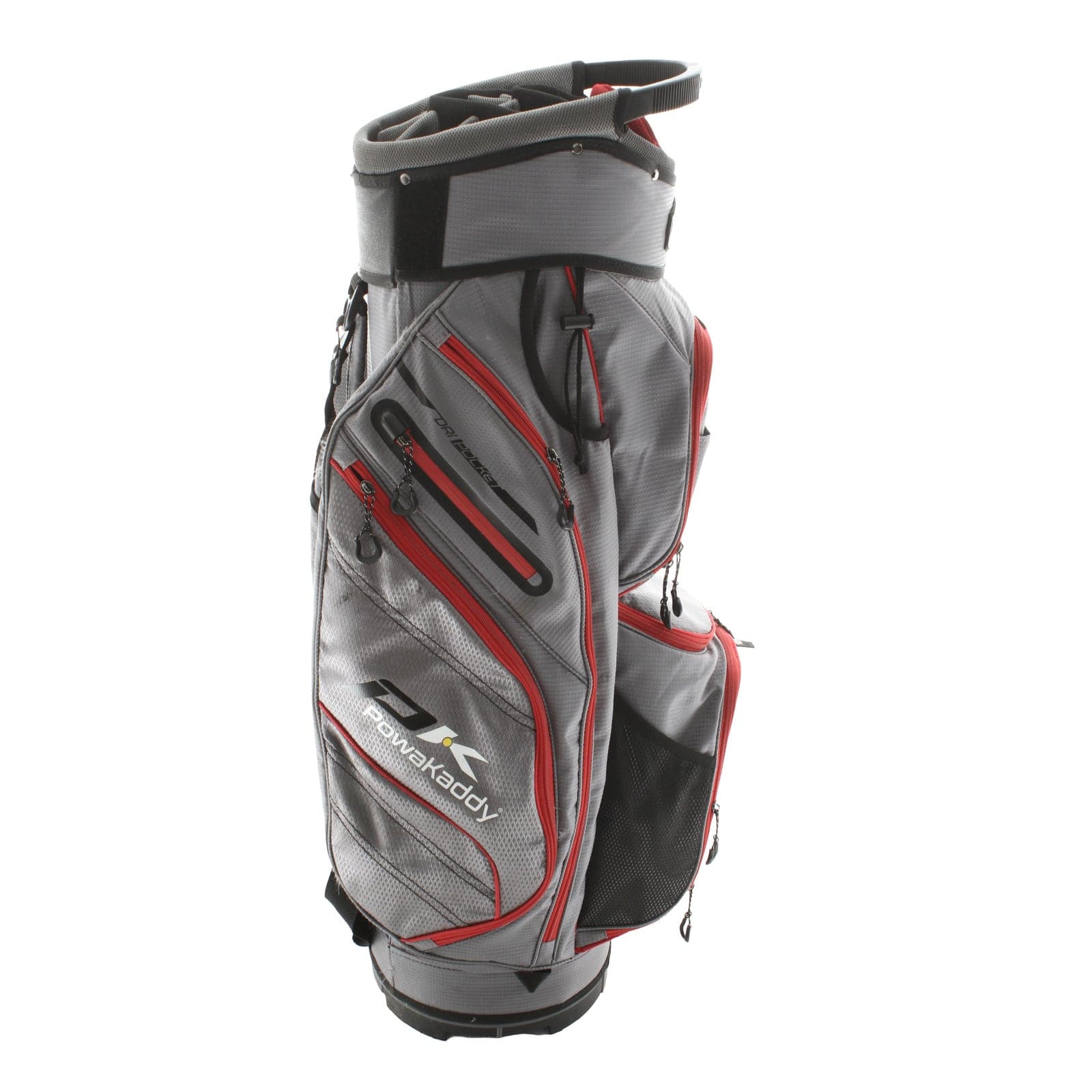 PowaKaddy DLX Lite Cart Bag - Grey/Red/Black - Image 3