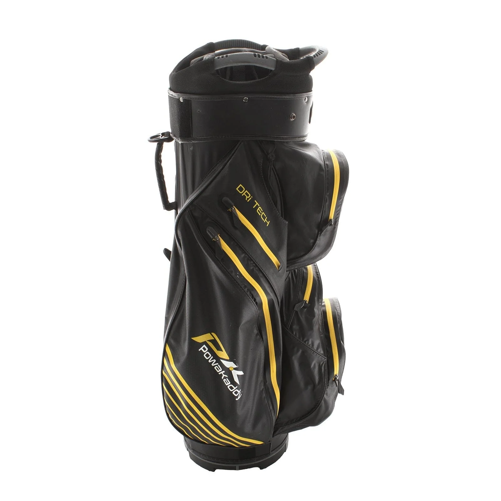 Powakaddy Dri Tech Cart Bag - Black/Yellow - Image 3