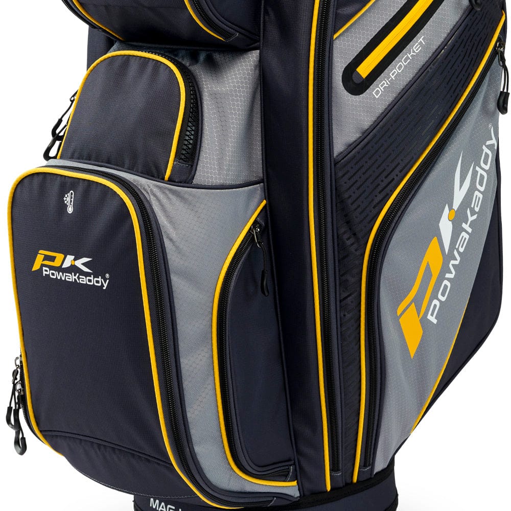 PowaKaddy FLEX Cart Bag - Grey/Yellow - Image 6
