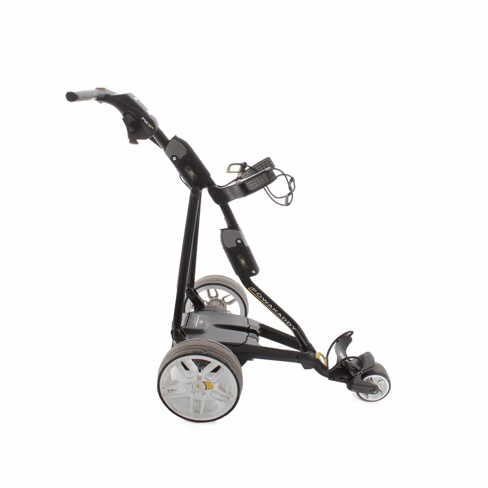 PowaKaddy FW3s 3-Wheel Electric Trolley 18 Hole Lithium - Black - Image 3