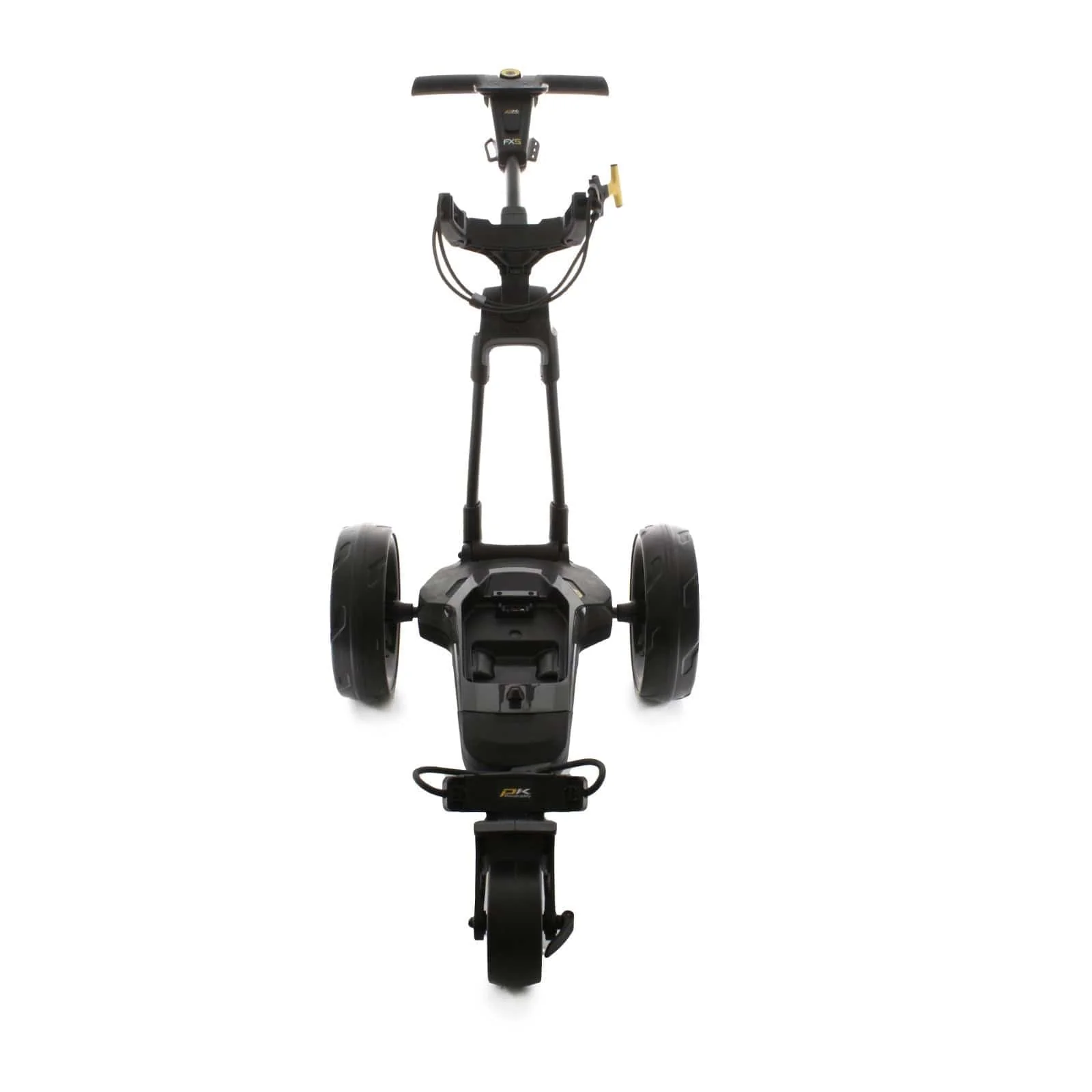 PowaKaddy FX5 3-Wheel Electric Trolley - Black/Yellow - Image 2