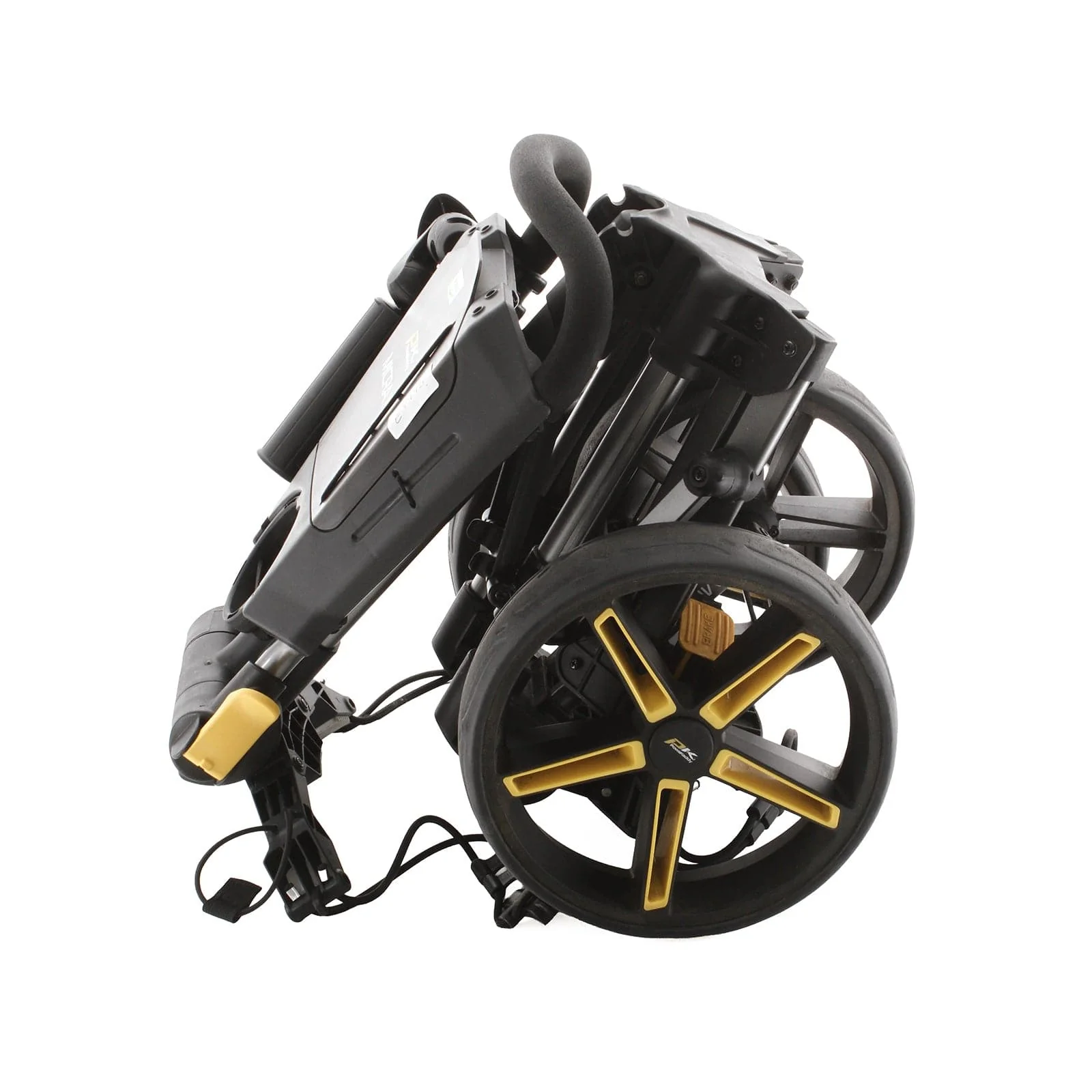 Powakaddy Micra 3-Wheel Push/Pull Trolley - Black - Image 5