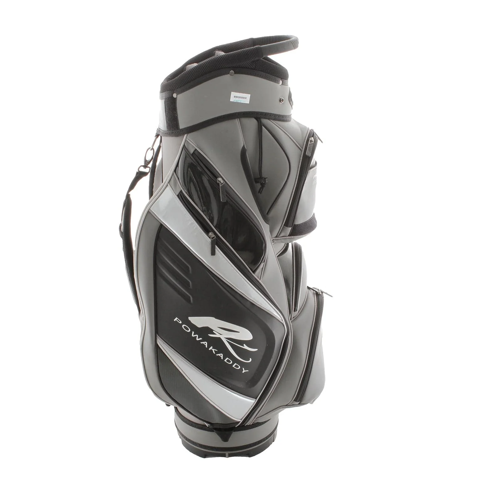 PowaKaddy Premium Edition Cart Bag - Grey/Black - Image 3