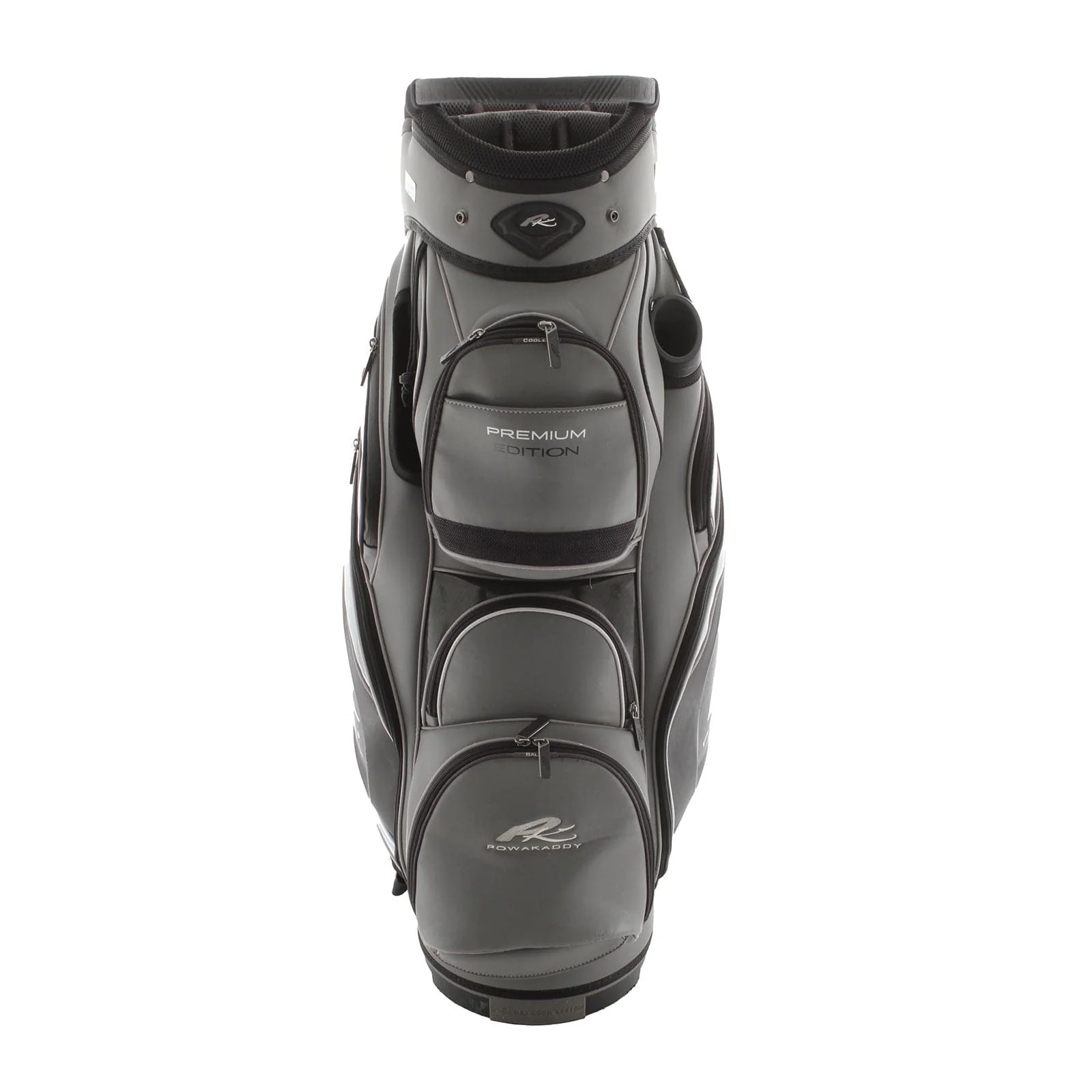 PowaKaddy Premium Edition Cart Bag - Grey/Black - Image 4