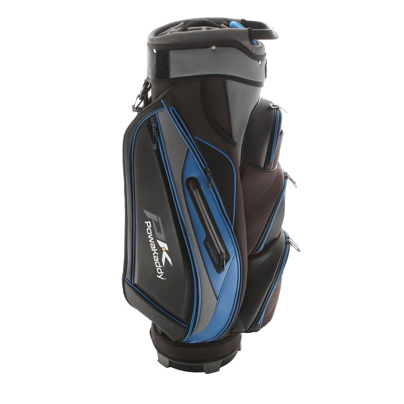 Powakaddy Premium Tech Cart Bag - Black/Grey/Blue - Image 3
