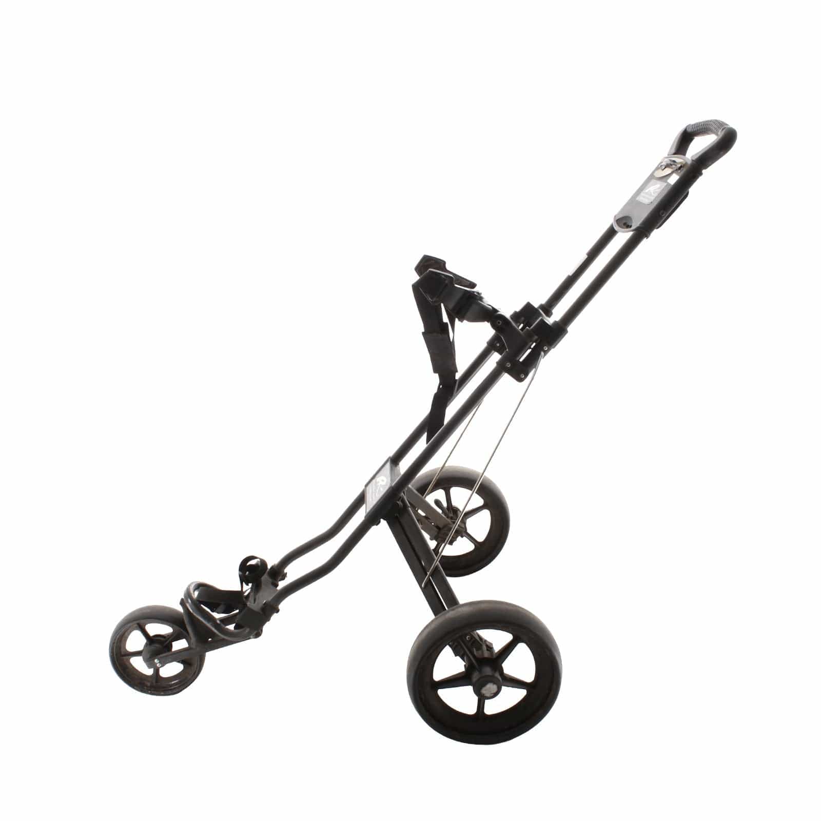 Powakaddy Twinline 1 3-Wheel Push/Pull Trolley - Black - Image 2