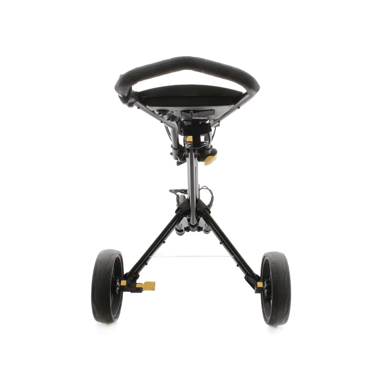 PowaKaddy Twinline 5 3-Wheel Push/Pull Trolley - Black - Image 4
