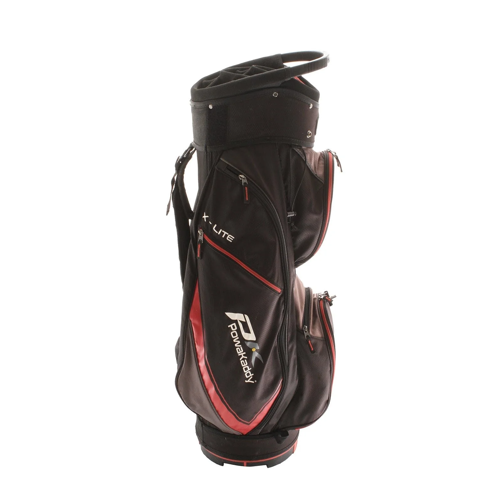 PowaKaddy X-Lite Edition Cart Bag - Black/Red - Image 3