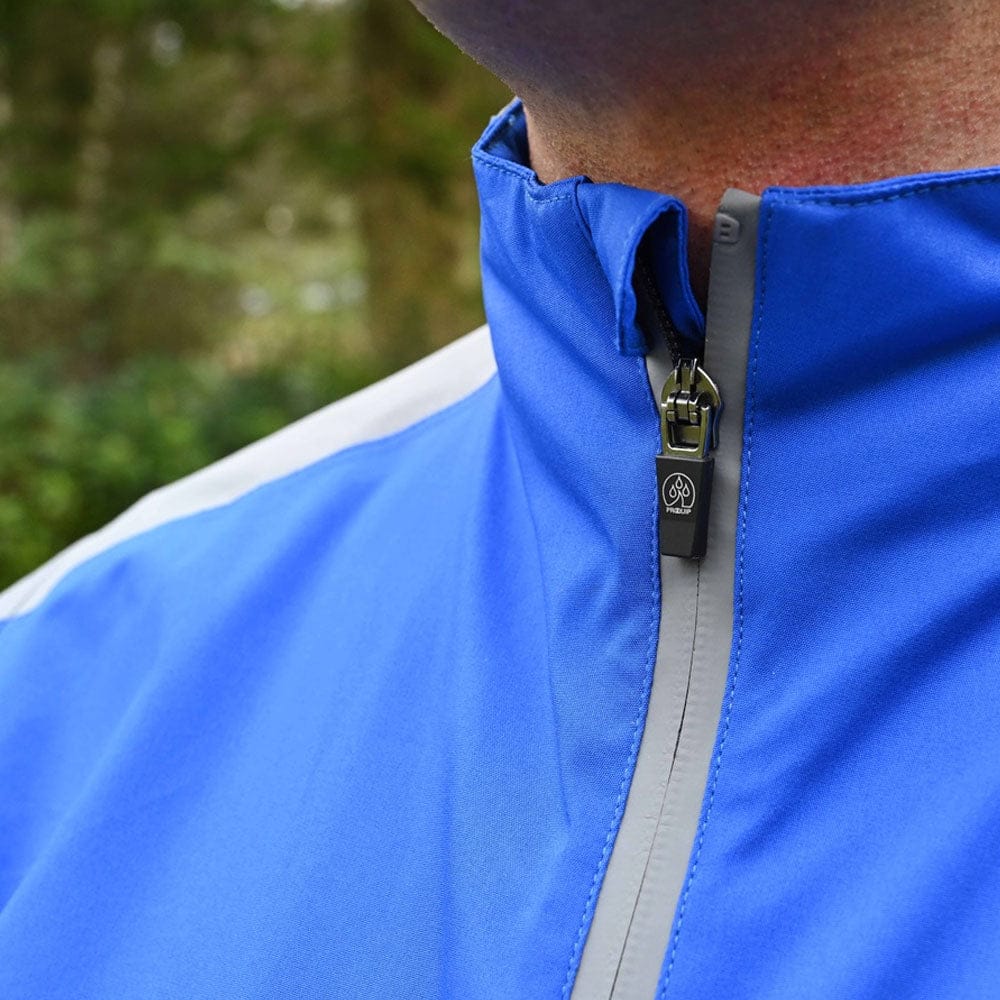ProQuip Aqualite Pro Rain Waterproof Jacket - Magnetic Blue/Grey - Image 5