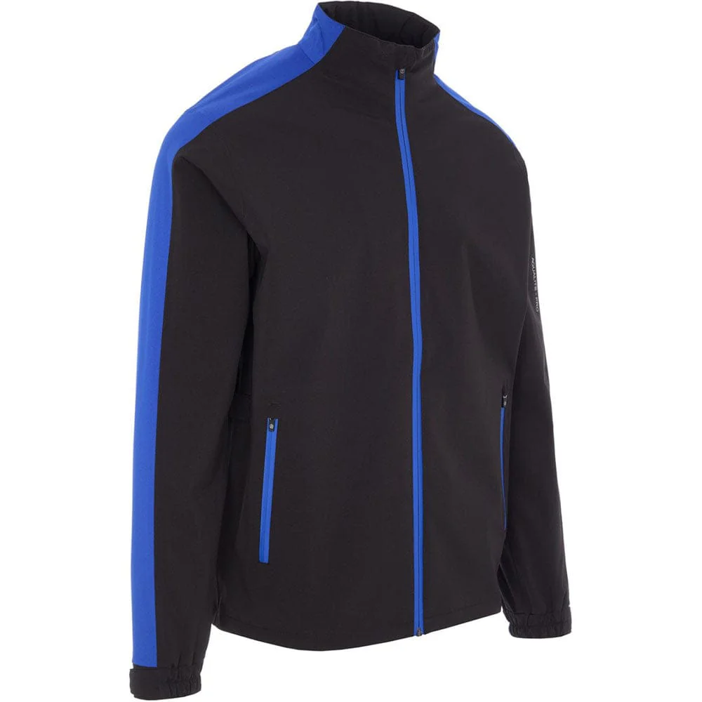 ProQuip Aqualite Pro Rain Waterproof Suit - Black/Magnetic Blue - Image 2