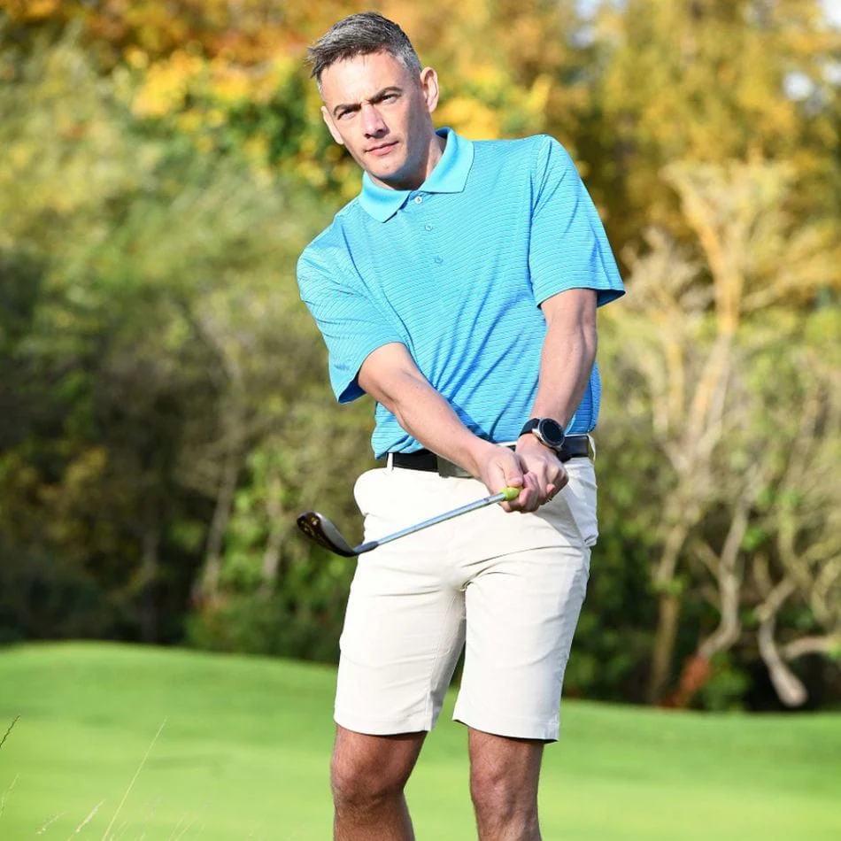 ProQuip Pro Tech Feeder Stripe Polo 3 Pack - Blue/Fushia/Porcelain - Image 5