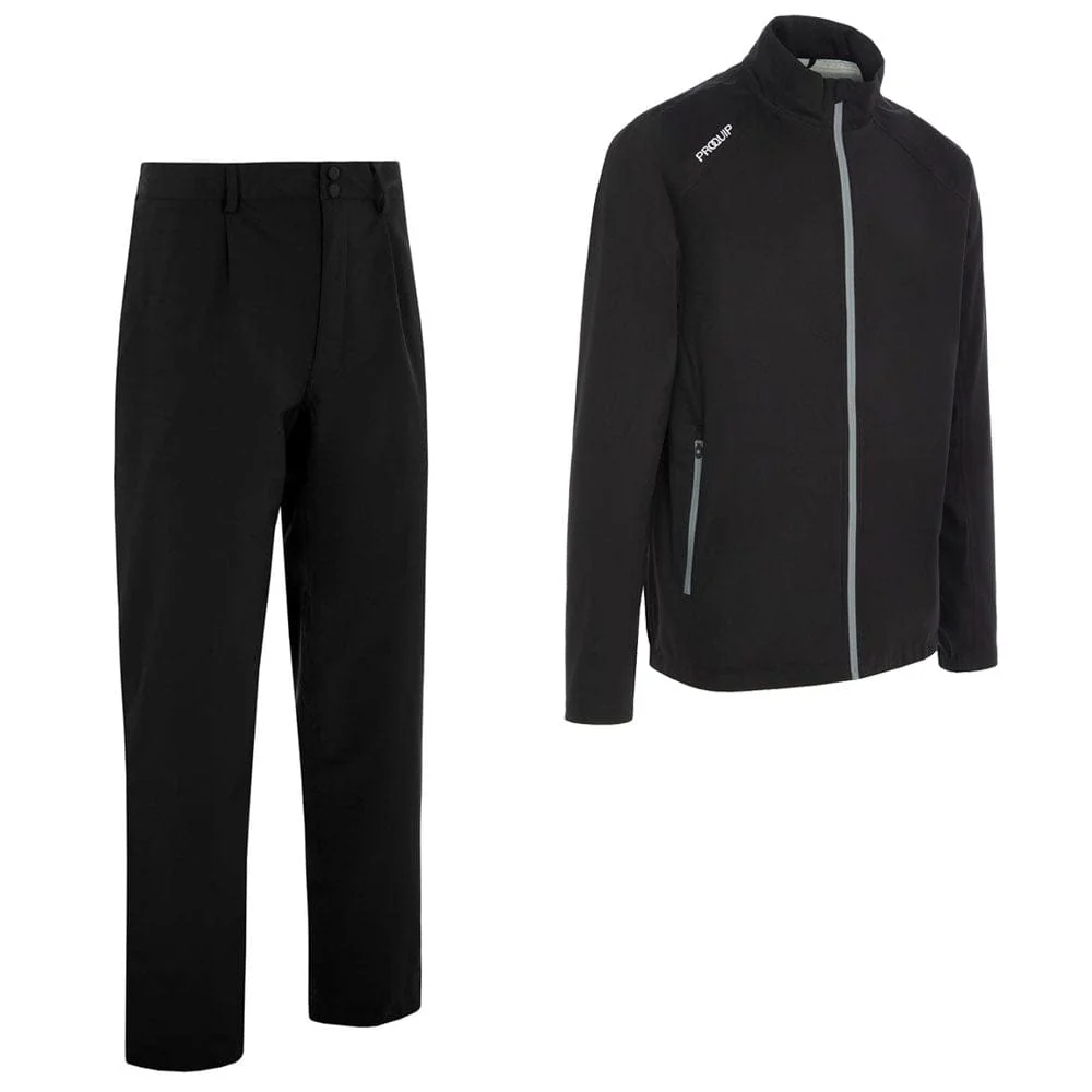 ProQuip Propac Lite/Aqualite Waterproof Suit - Black/Quiet Shade