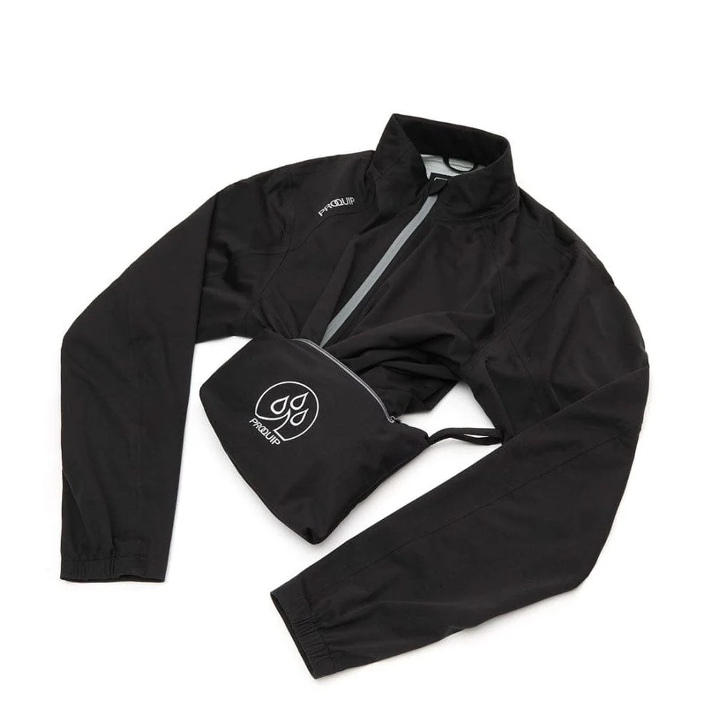 ProQuip Propac Lite/Aqualite Waterproof Suit - Black/Quiet Shade - Image 8