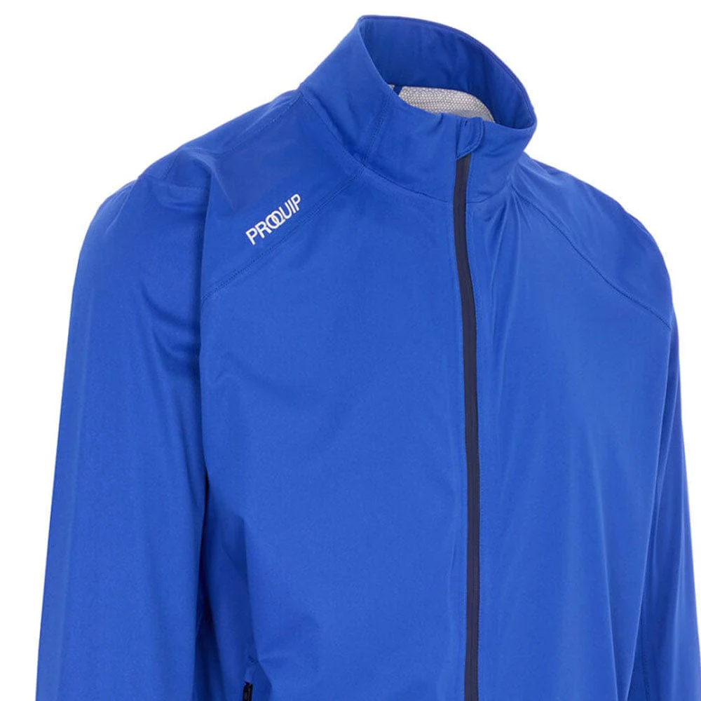 ProQuip ProPac Lite Packable Waterproof Jacket - Magnetic Blue/Navy - Image 3