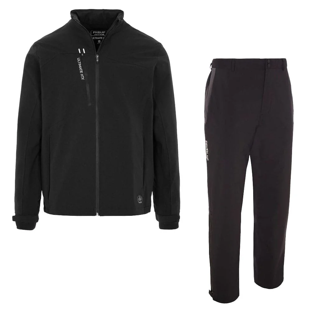 ProQuip Ultimate HTX/Stormforce Pro PX8 Waterproof Suit - Black - Image 2