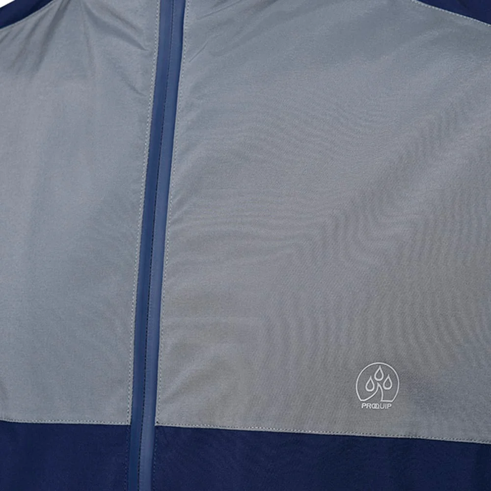 ProQuip Windermere Waterproof Jacket - Grey/Navy - Image 5