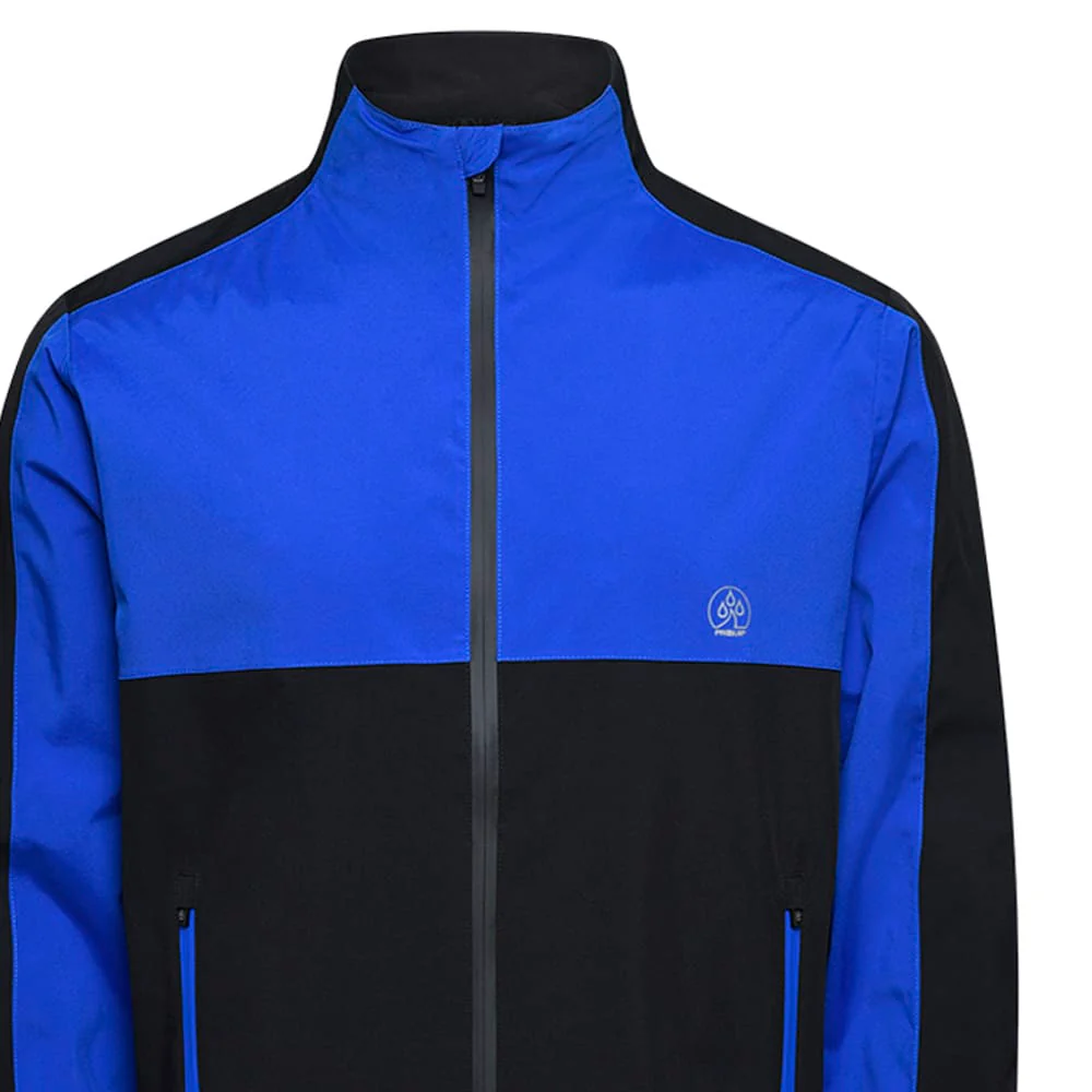 ProQuip Windermere Waterproof Jacket - Magnetic Blue/Black - Image 3