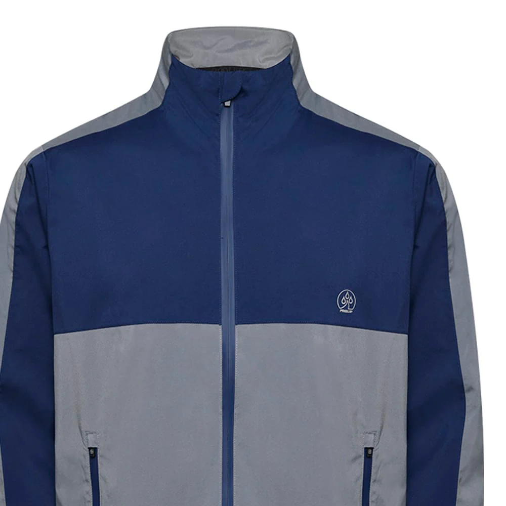 ProQuip Windermere Waterproof Jacket - Navy/Grey - Image 3
