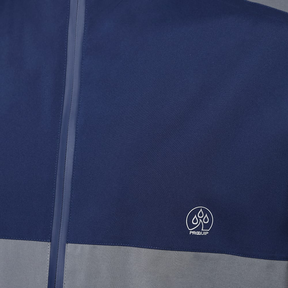 ProQuip Windermere Waterproof Jacket - Navy/Grey - Image 5