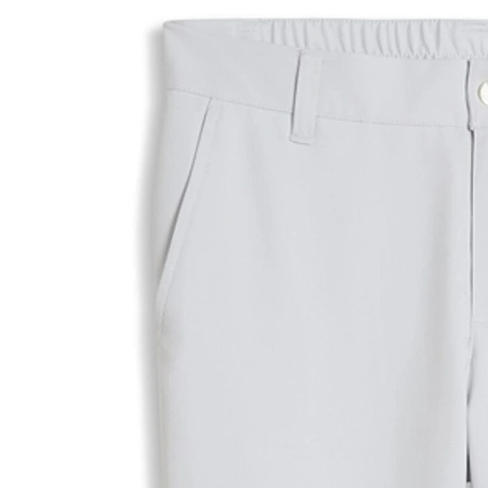 Puma Boys Golf Pants - Platino Gray - Image 3
