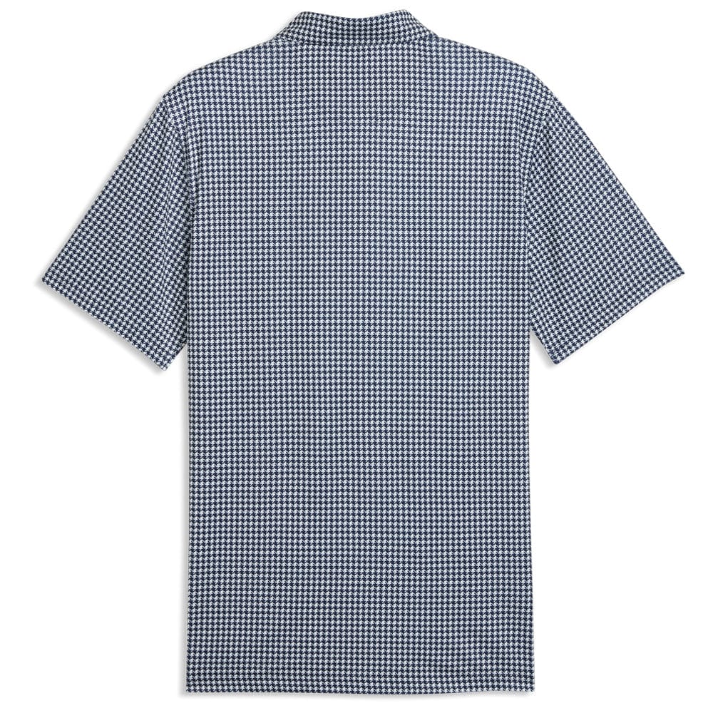 Puma Cloudspun Mono Check Polo Shirt - White Glow/Deep Navy - Image 2