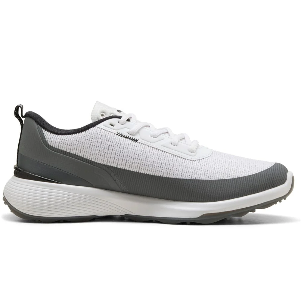 Puma Gruve Sport Waterproof Spikeless Shoes - Puma White/Ash Gray - Image 3