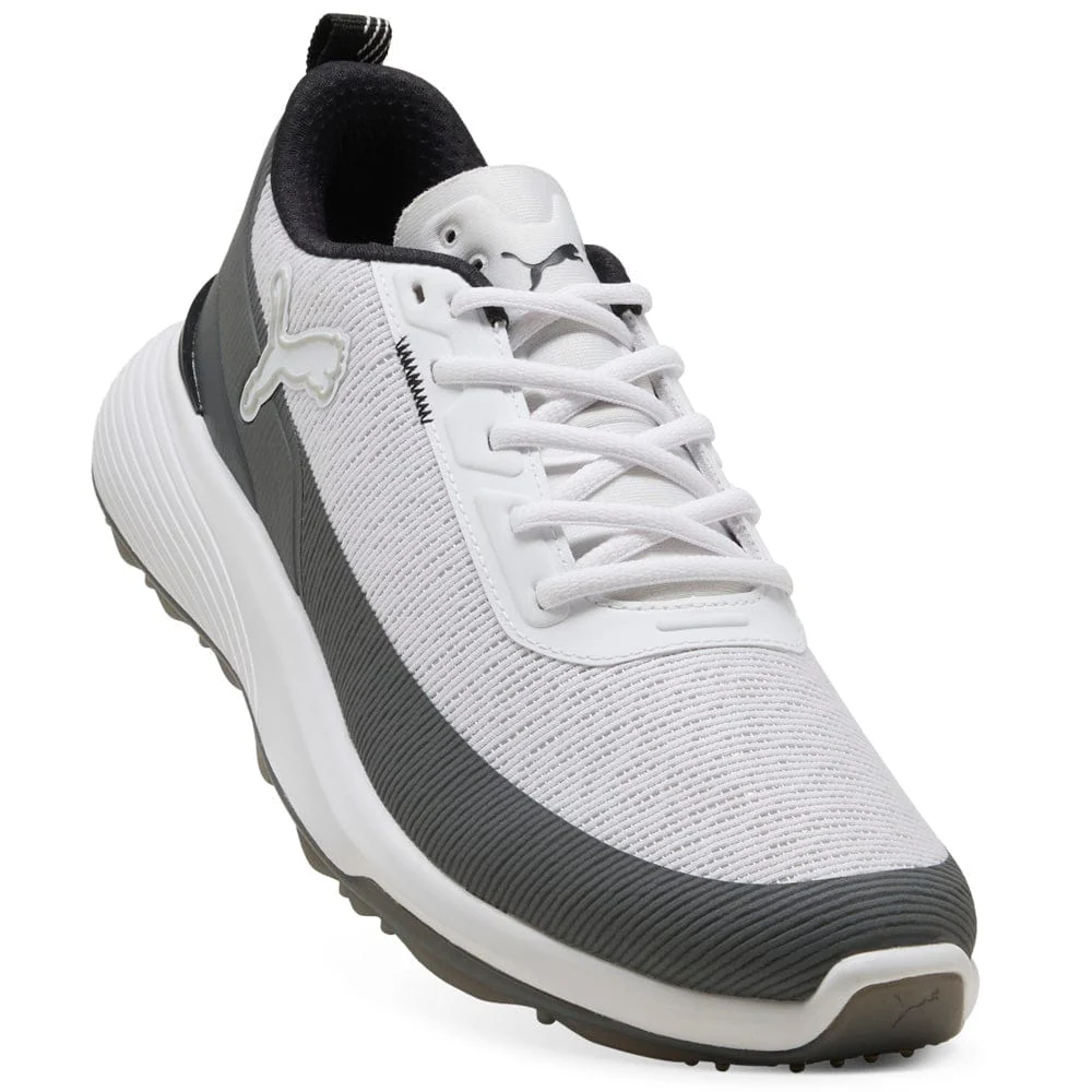 Puma Gruve Sport Waterproof Spikeless Shoes - Puma White/Ash Gray - Image 4