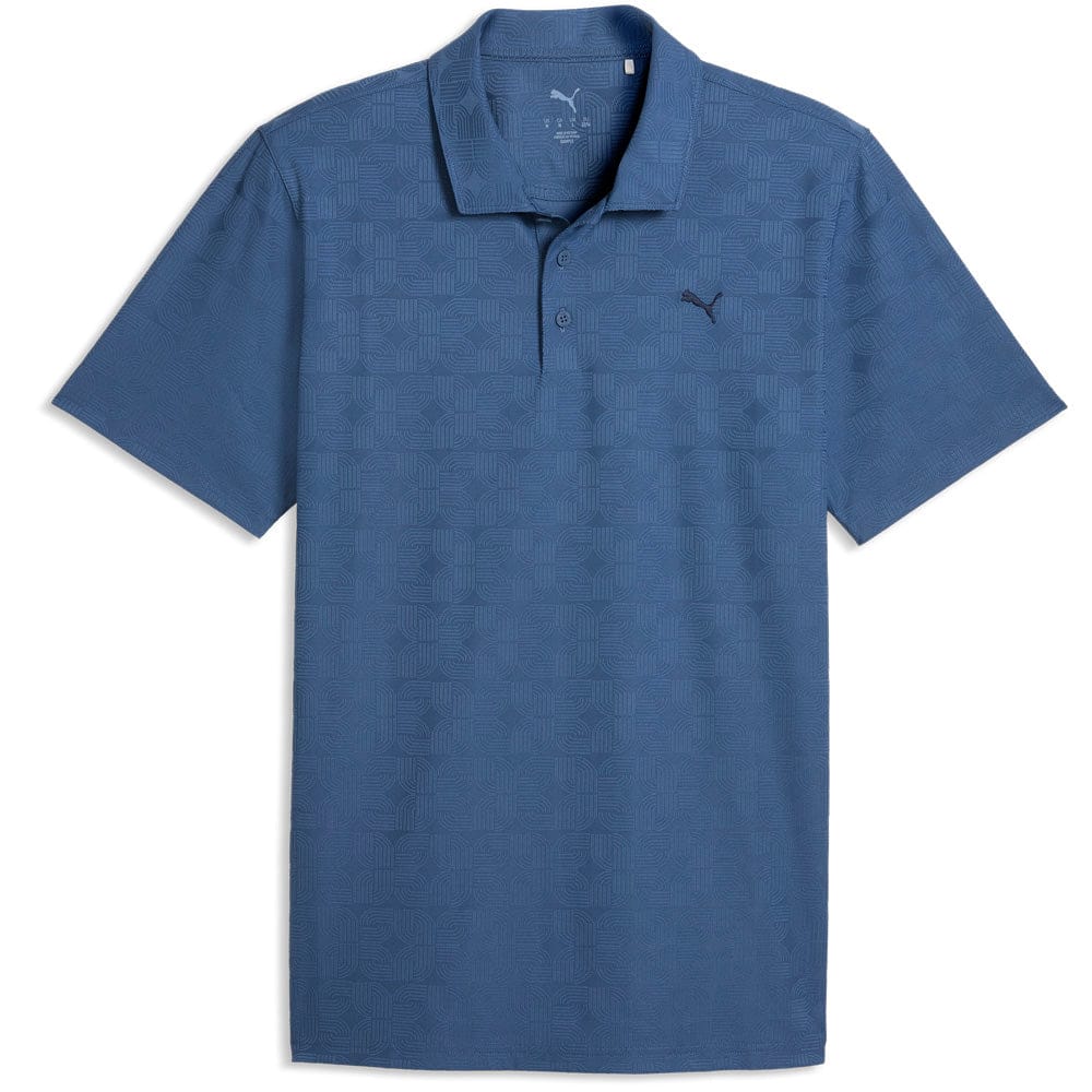 Puma MATTR Deco Jacquard Polo Shirt - Dark Indigo