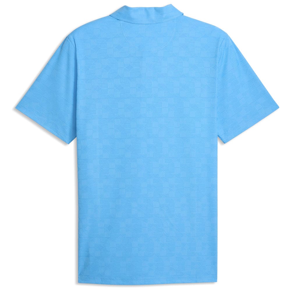 Puma MATTR Deco Jacquard Polo Shirt  - Team Light Blue - Image 2