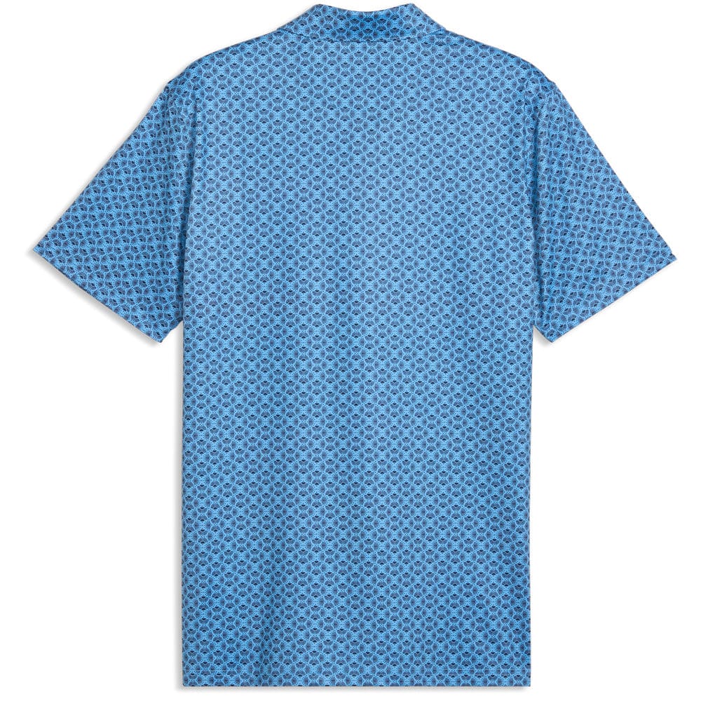 Puma MATTR Scallop Polo Shirt - Team Light Blue/Deep Navy - Image 2
