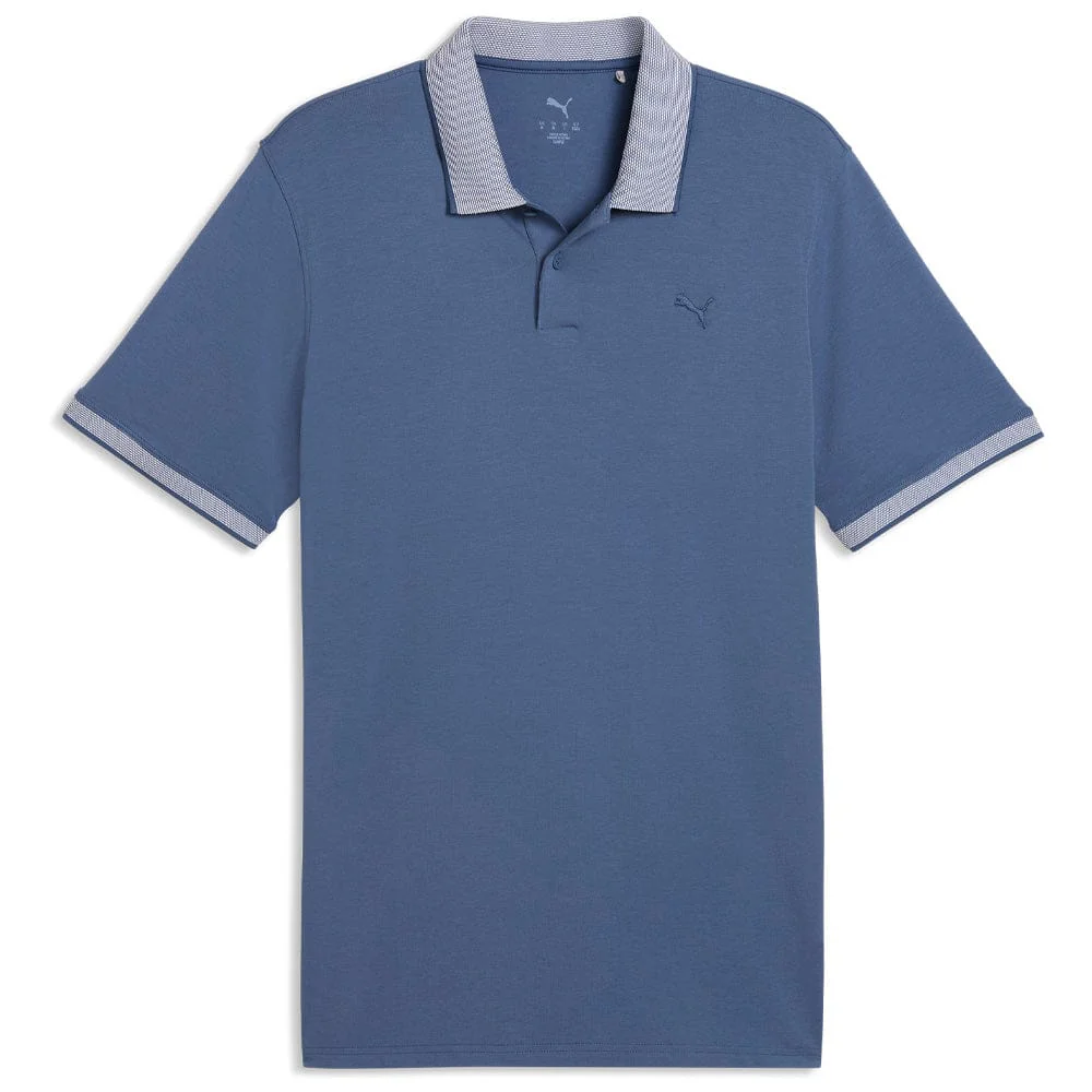 Puma Modalon Crafted Polo Shirt - Dark Indigo/White Glow
