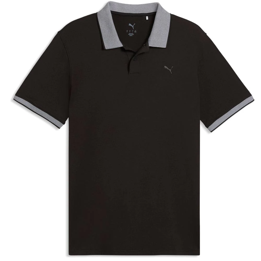 Puma Modalon Crafted Polo Shirt - Puma Black/White Glow
