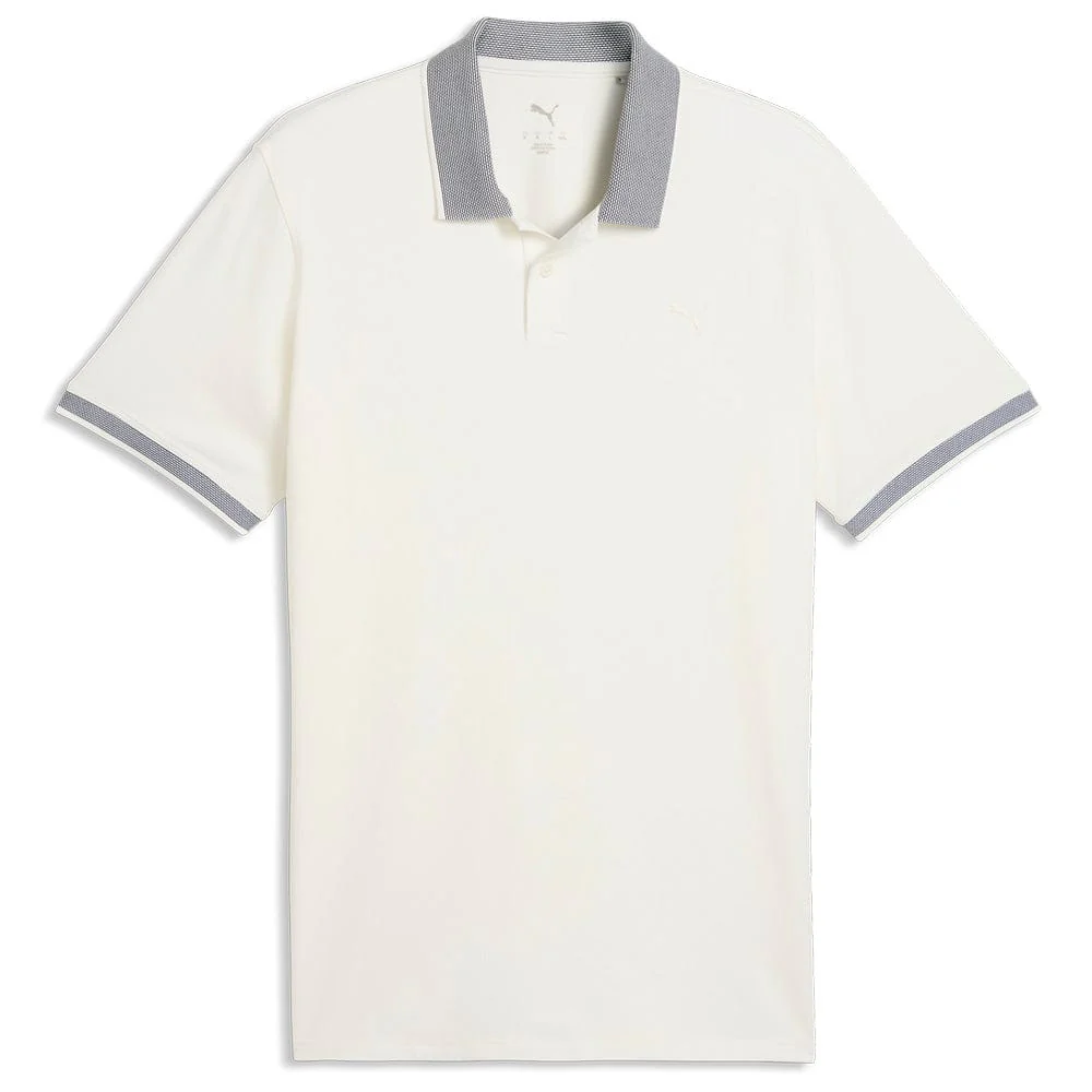 Puma Modalon Crafted Polo Shirt - Warm White/Deep Navy