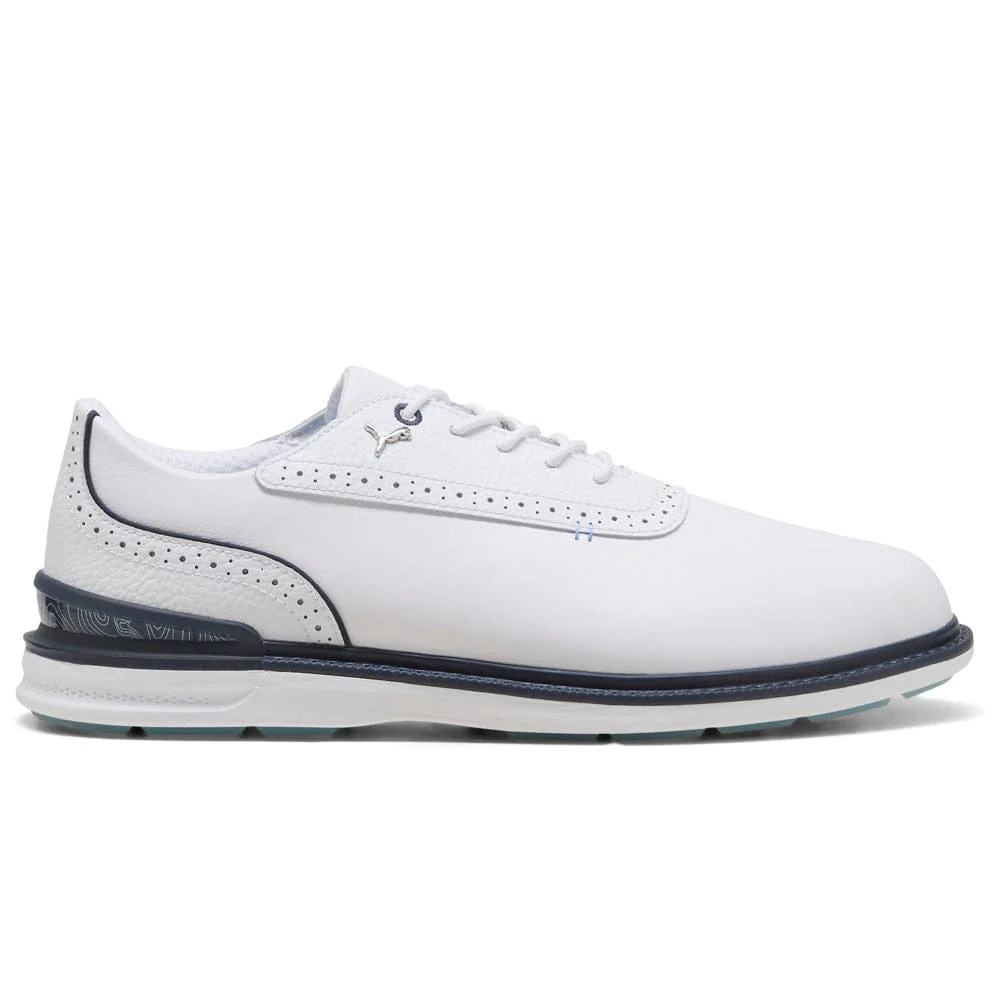 Puma Avant 2.0 Waterproof Spikeless Shoes - Puma White/Deep Navy/Spring Blue