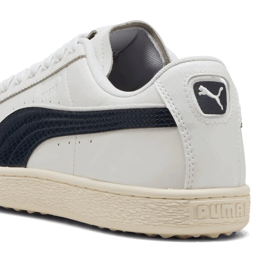Puma Suede Spikeless Shoes - Puma White/Deep Navy/Warm White - Image 5