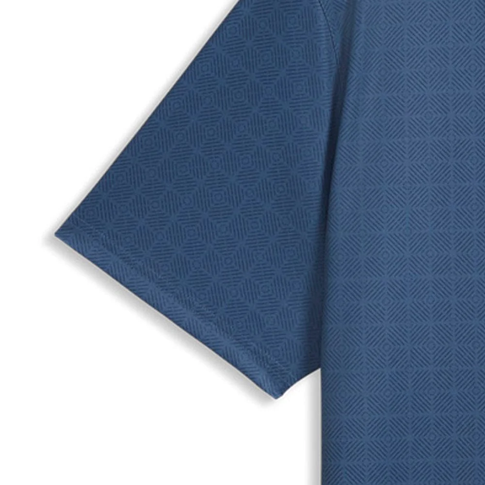 Puma Pure 2.0 Geo Diamond Polo Shirt - Dark Indigo/Deep Navy - Image 4