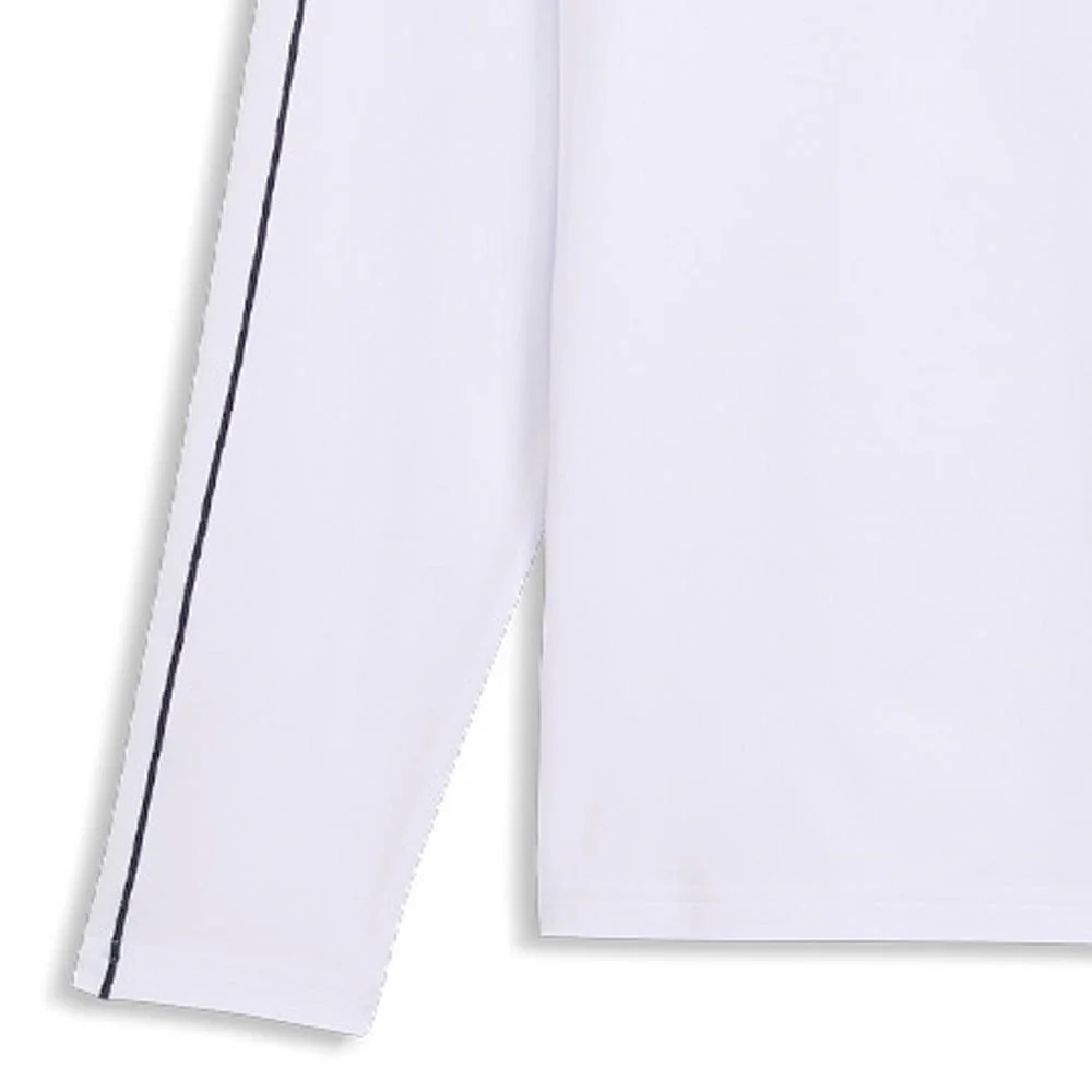 Puma Pure 3.0 1/4 Zip Pullover - White Glow/Deep Navy - Image 4