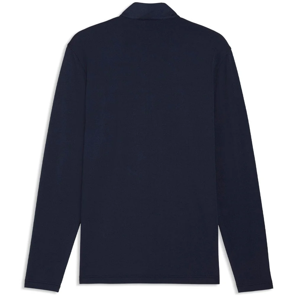Puma Pure 3.0 Texture 1/4 Zip Pullover - Deep Navy/White Glow - Image 2