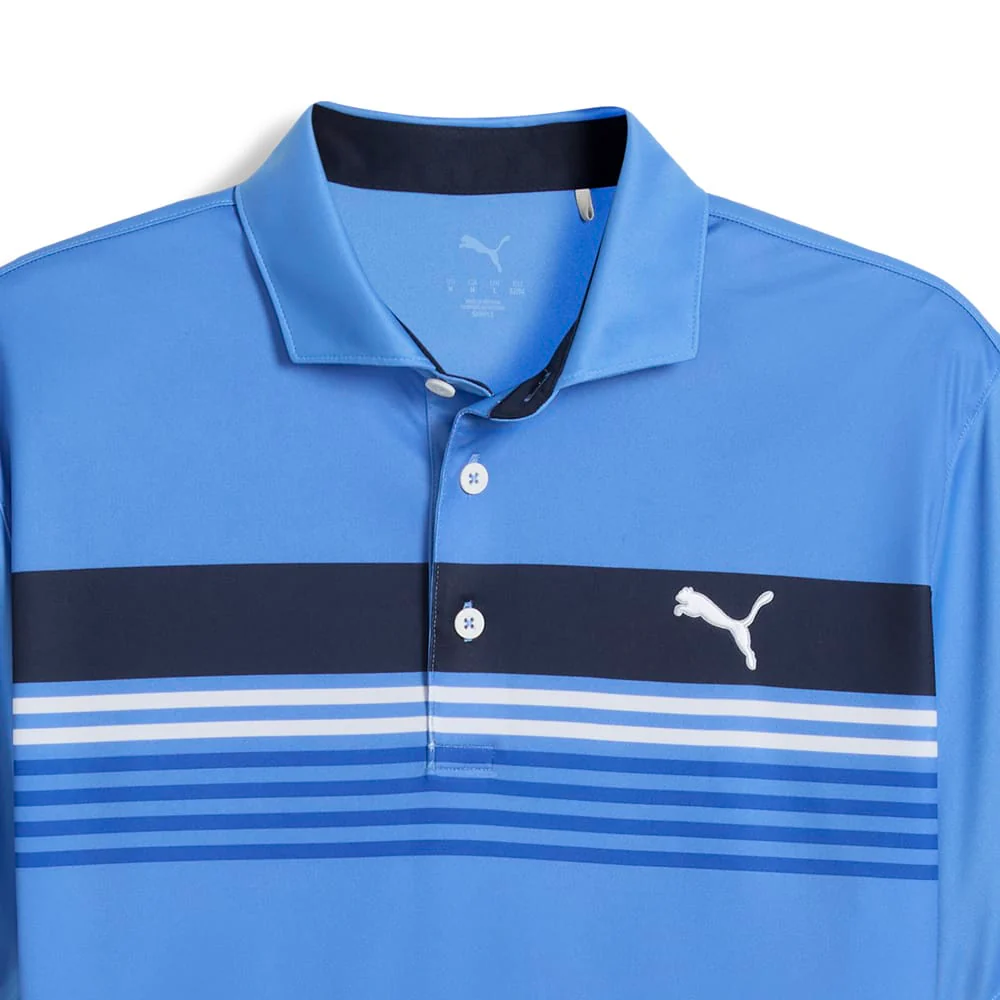 Puma West Polo Shirt - Blue/Navy - Image 3