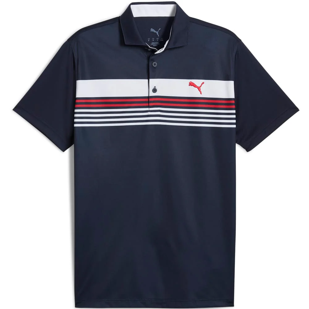 Puma West Polo Shirt - Dark Navy/White
