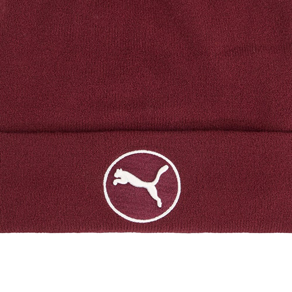 Puma WRMLBL Removable Pom Beanie - Ruby Shimmer - Image 5
