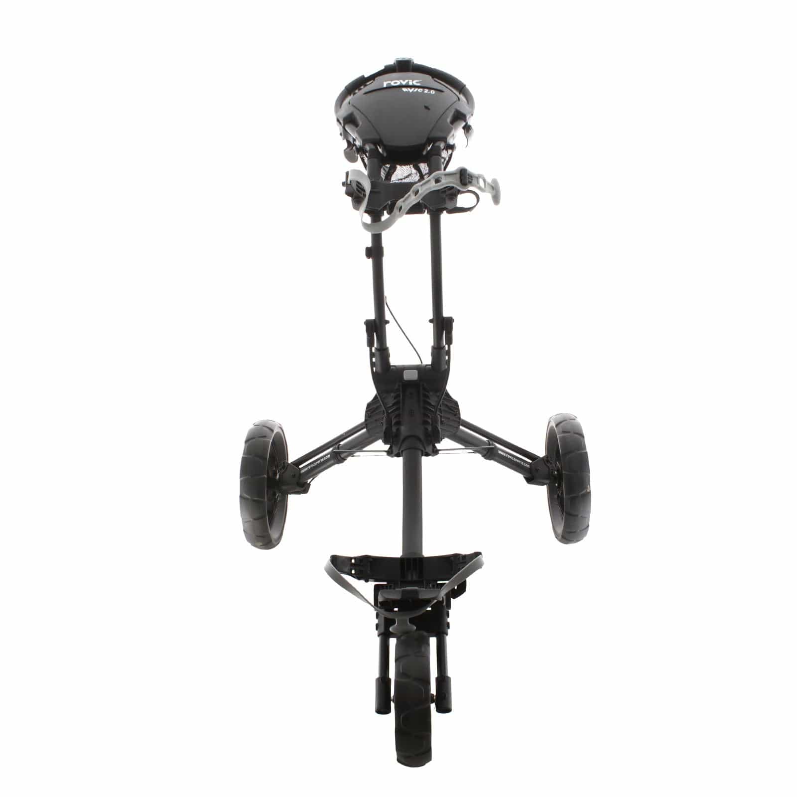 Rovic RV1C 2.0 3-Wheel Push/Pull Trolley - Black - Image 2