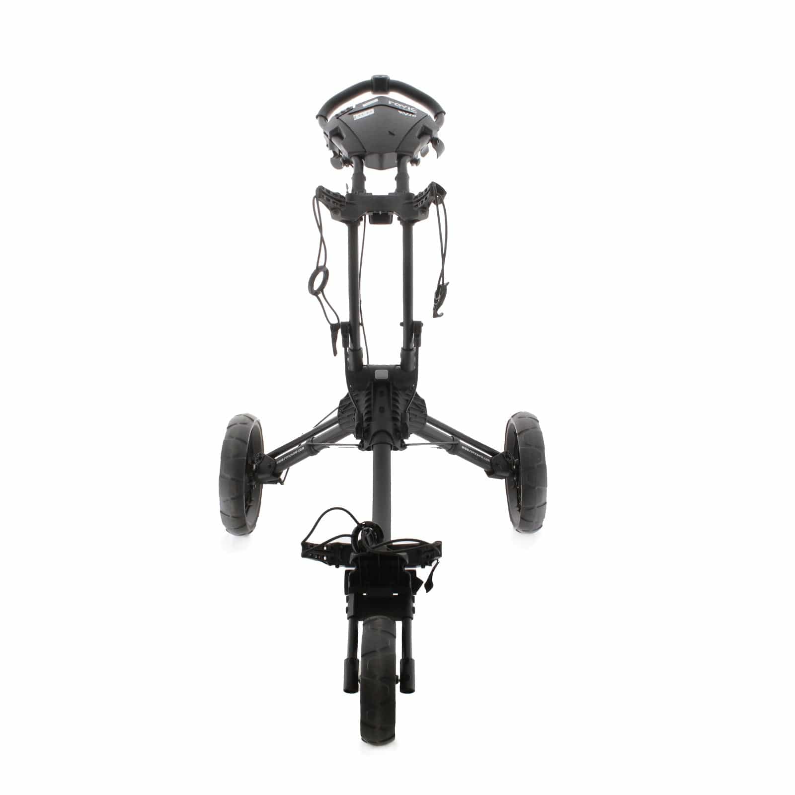 Rovic RV1C 3-Wheel Push/Pull Trolley - Black - Image 2