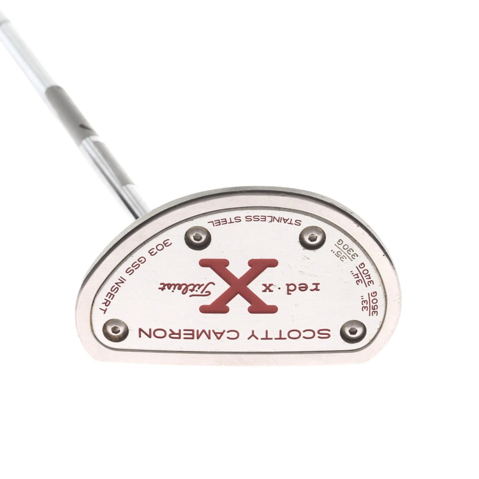 Scotty Cameron Red X Mens Right Hand Putter 33" Mallet - Scotty Cameron